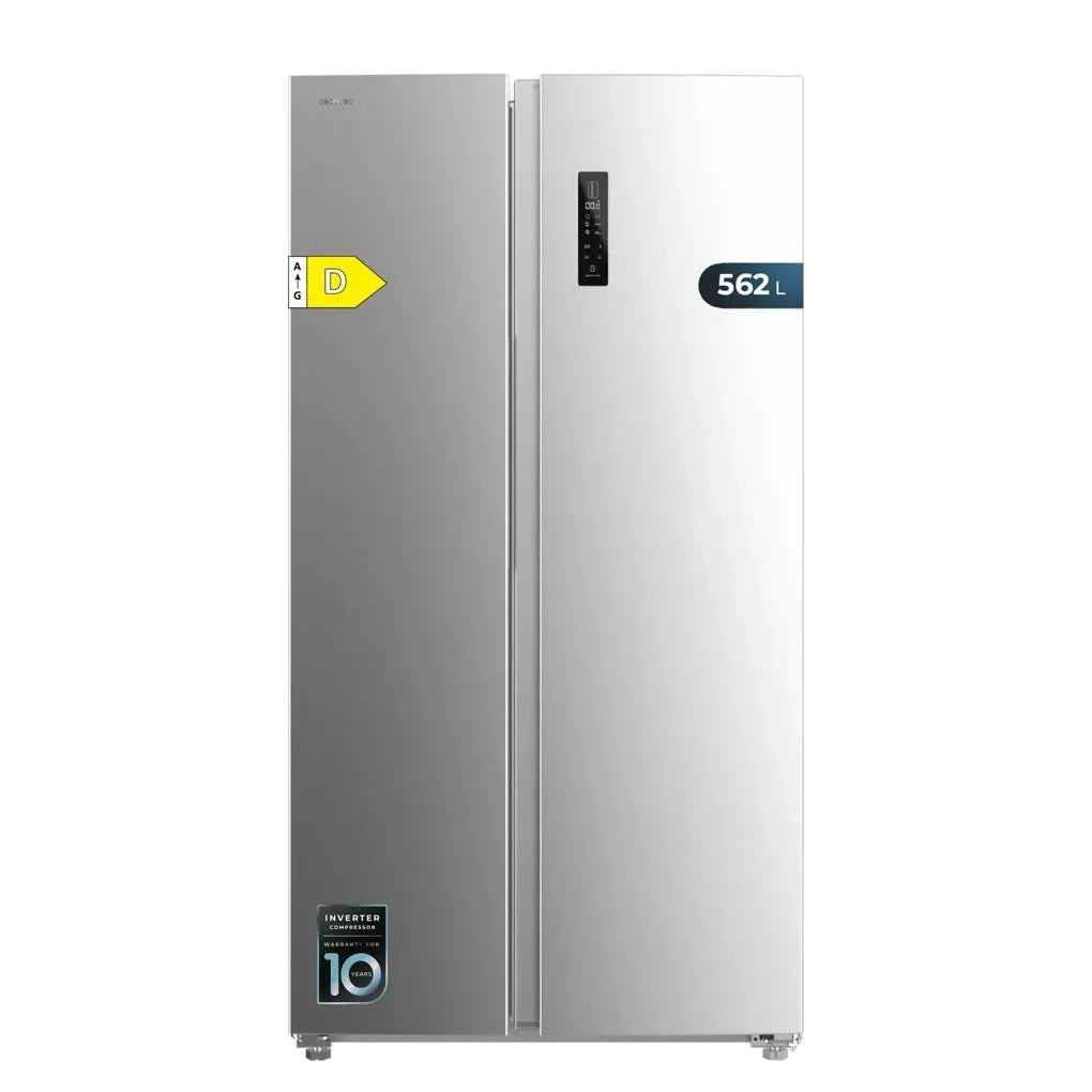 Frigorífico Americano Inoxidable 562L: Eficiencia, Espacio y Tecnología Avanzada de Cecotec