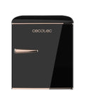 Mini Frigorífico Retro 45L Negro con Icebox y Eficiencia Energética Clase E de Cecotec