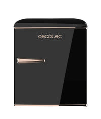 Mini Frigorífico Retro 45L Negro con Icebox y Eficiencia Energética Clase E de Cecotec