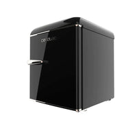 Mini Frigorífico Retro 45L Negro con Icebox y Eficiencia Energética Clase E de Cecotec