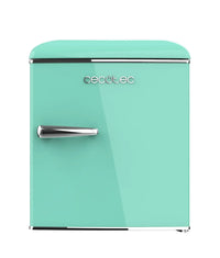 Mini Frigorífico Retro Verde 45L con Icebox y Clase Energética E de Cecotec