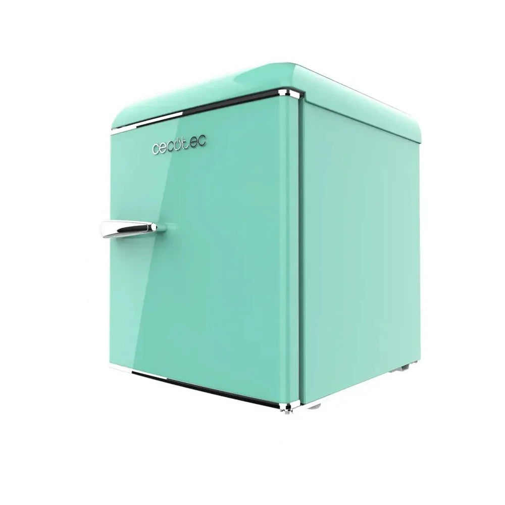 Mini Frigorífico Retro Verde 45L con Icebox y Clase Energética E de Cecotec