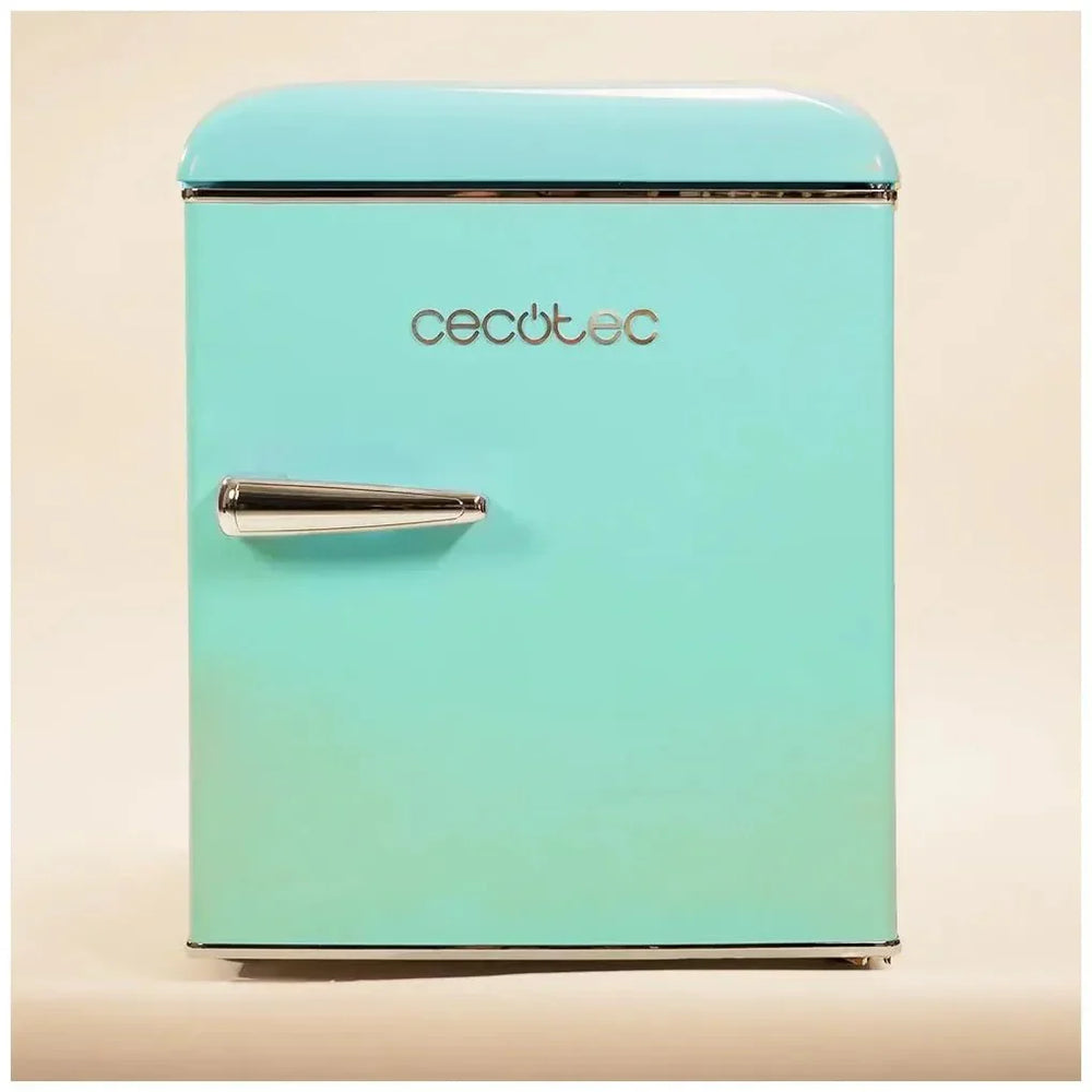 Mini Frigorífico Retro Verde 45L con Icebox y Clase Energética E de Cecotec