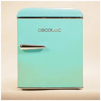 Mini Frigorífico Retro Verde 45L con Icebox y Clase Energética E de Cecotec