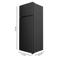 Frigorífico Negro 211L, Diseño Minimalista y Eficiencia Energética Clase E de Cecotec