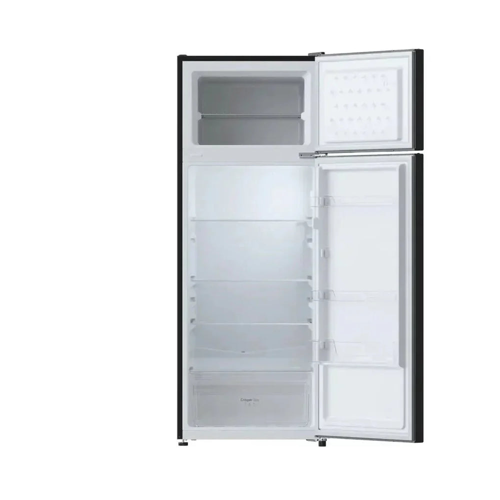 Frigorífico Negro 211L, Diseño Minimalista y Eficiencia Energética Clase E de Cecotec
