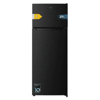 Frigorífico Negro 211L, Diseño Minimalista y Eficiencia Energética Clase E de Cecotec