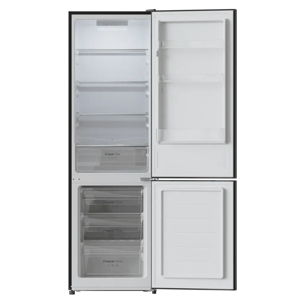 Frigorífico Combi Negro 262L con Iluminación LED y Control Electrónico Eficiente de Cecotec