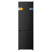 Frigorífico Combi Negro 262L con Iluminación LED y Control Electrónico Eficiente de Cecotec