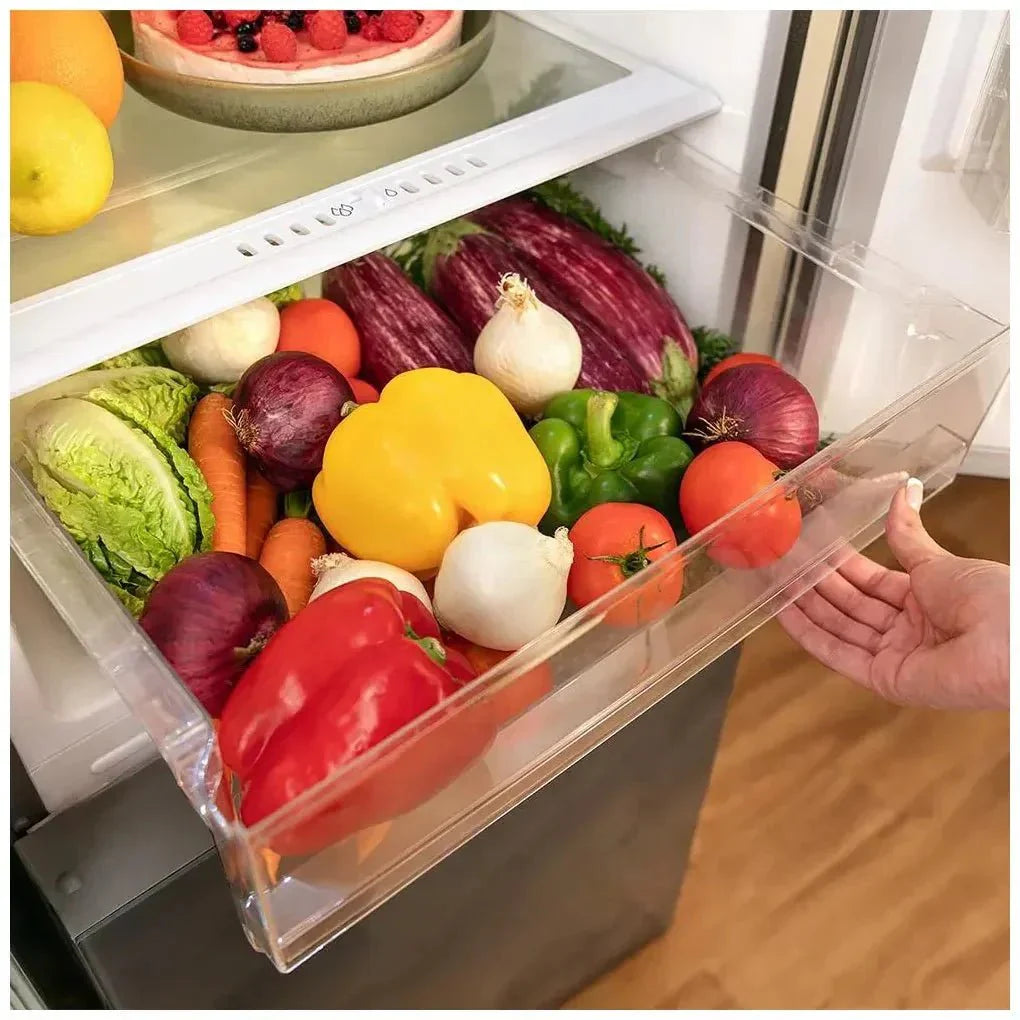 Frigorífico Combi Inox Oscuro 250L: Eficiencia Total No Frost y Multi Air Flow de Cecotec