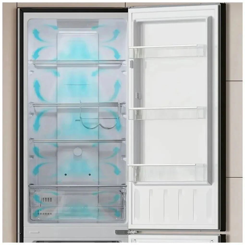 Frigorífico Combi Inox Oscuro 250L: Eficiencia Total No Frost y Multi Air Flow de Cecotec
