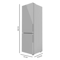 Frigorífico Combi 250L Gris con No Frost, Multi Air Flow y Clase E de Cecotec