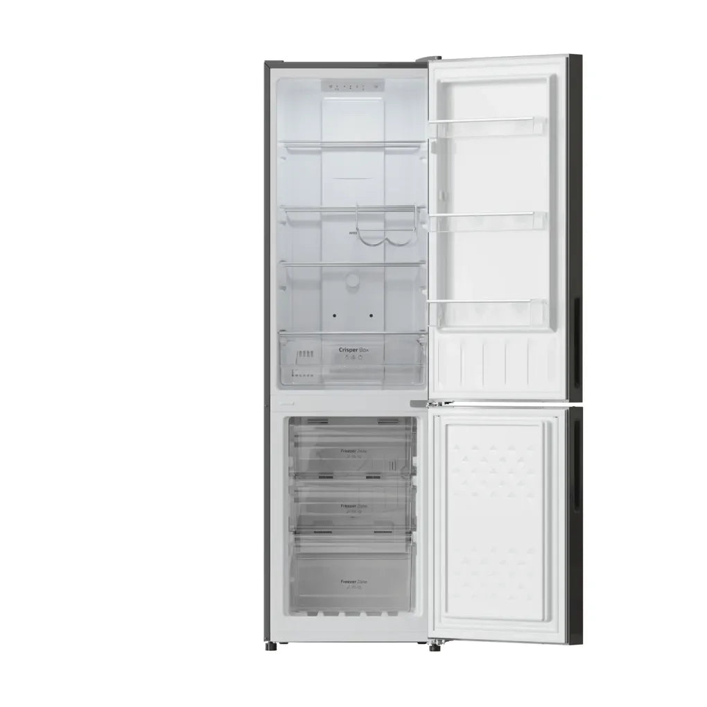 Frigorífico Combi 250L Gris con No Frost, Multi Air Flow y Clase E de Cecotec