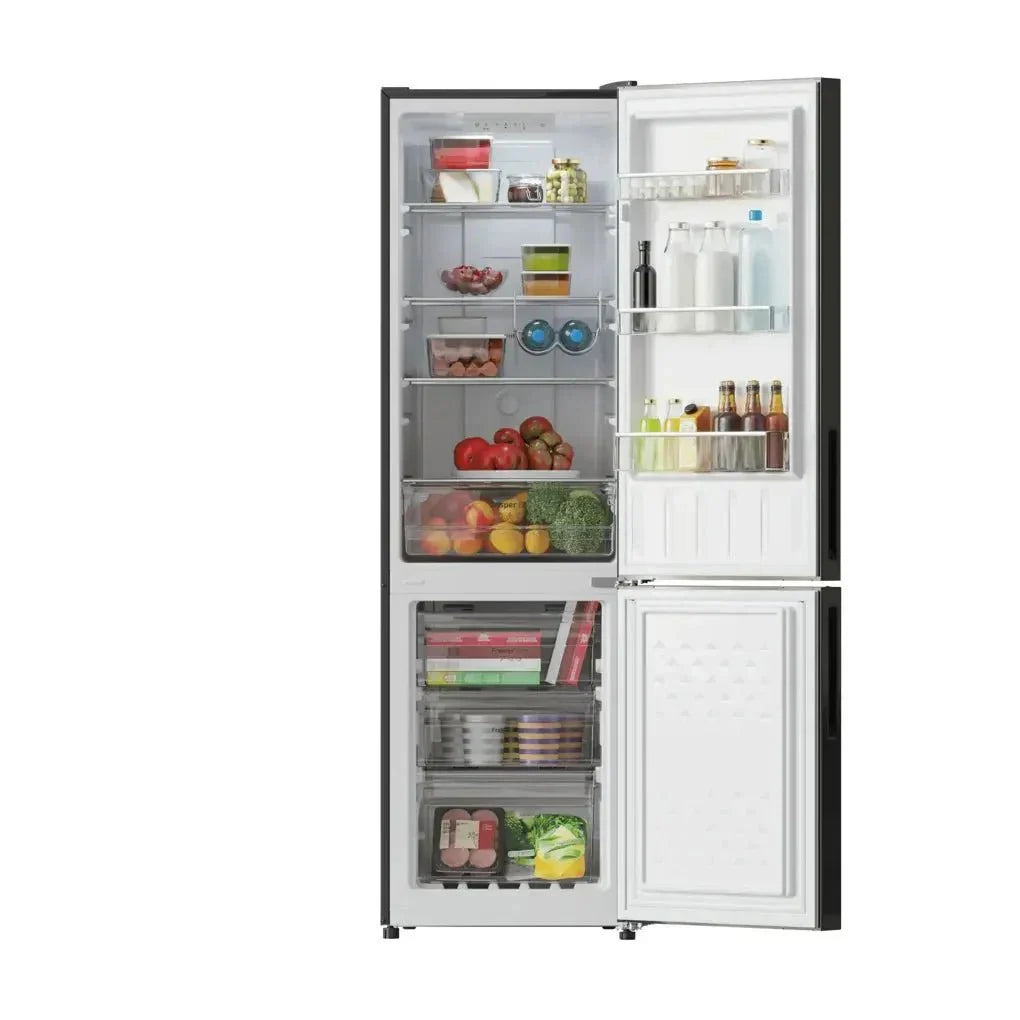 Frigorífico Combi Negro 250L No Frost, Clase E, Multi Airflow y Fast Cooling de Cecotec
