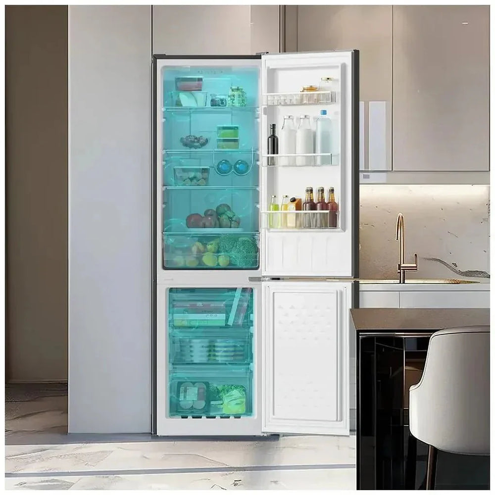 Frigorífico Combi 250L Dark Inox: Eficiencia, Estilo y Tecnología Avanzada de Cecotec