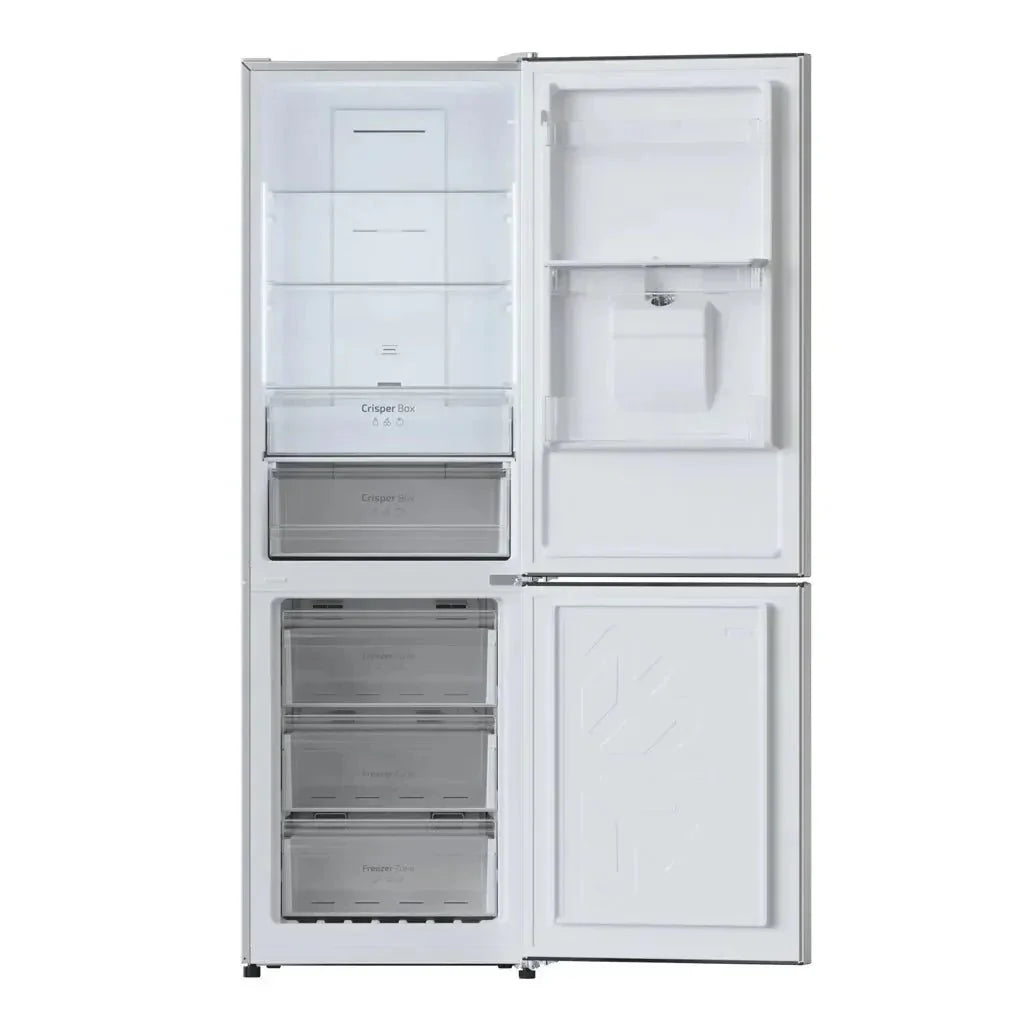 Frigorífico Combi Inox 322L: Eficiencia, No Frost y Dispensador de Agua de Cecotec