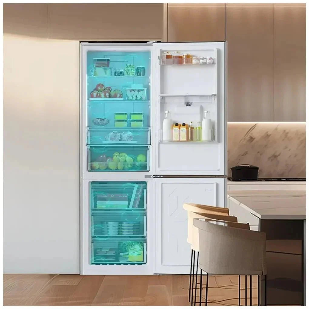 Frigorífico Combi Inox 322L: Eficiencia, No Frost y Dispensador de Agua de Cecotec