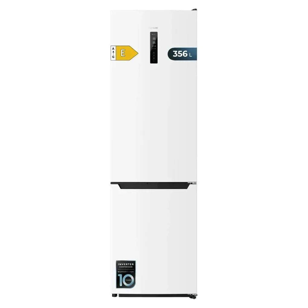 Frigorífico Combi Blanco 356L No Frost con Modos Rápidos y Ahorro Energético de Cecotec