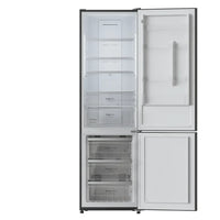Frigorífico Combi Inox Oscuro 356L, No Frost, Clase E, 200cm, MultiAirFlow de Cecotec