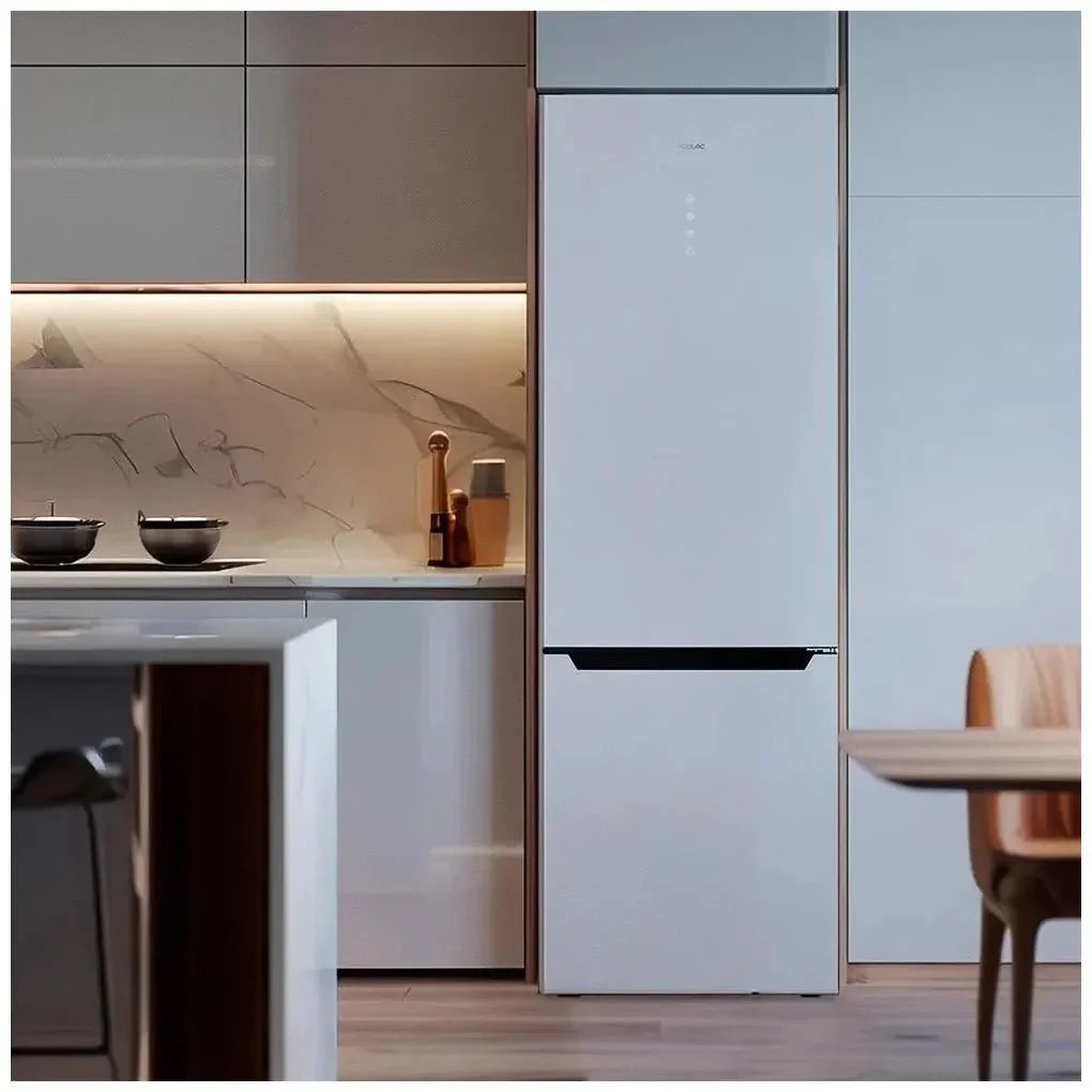 Frigorífico Combi 356L Blanco, No Frost, Fast Cooling, Clase E, 200cm Alto de Cecotec
