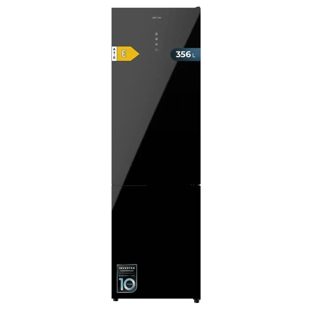 Frigorífico Combi Negro 356L No Frost con Fast Cooling y Clase Energética E de Cecotec