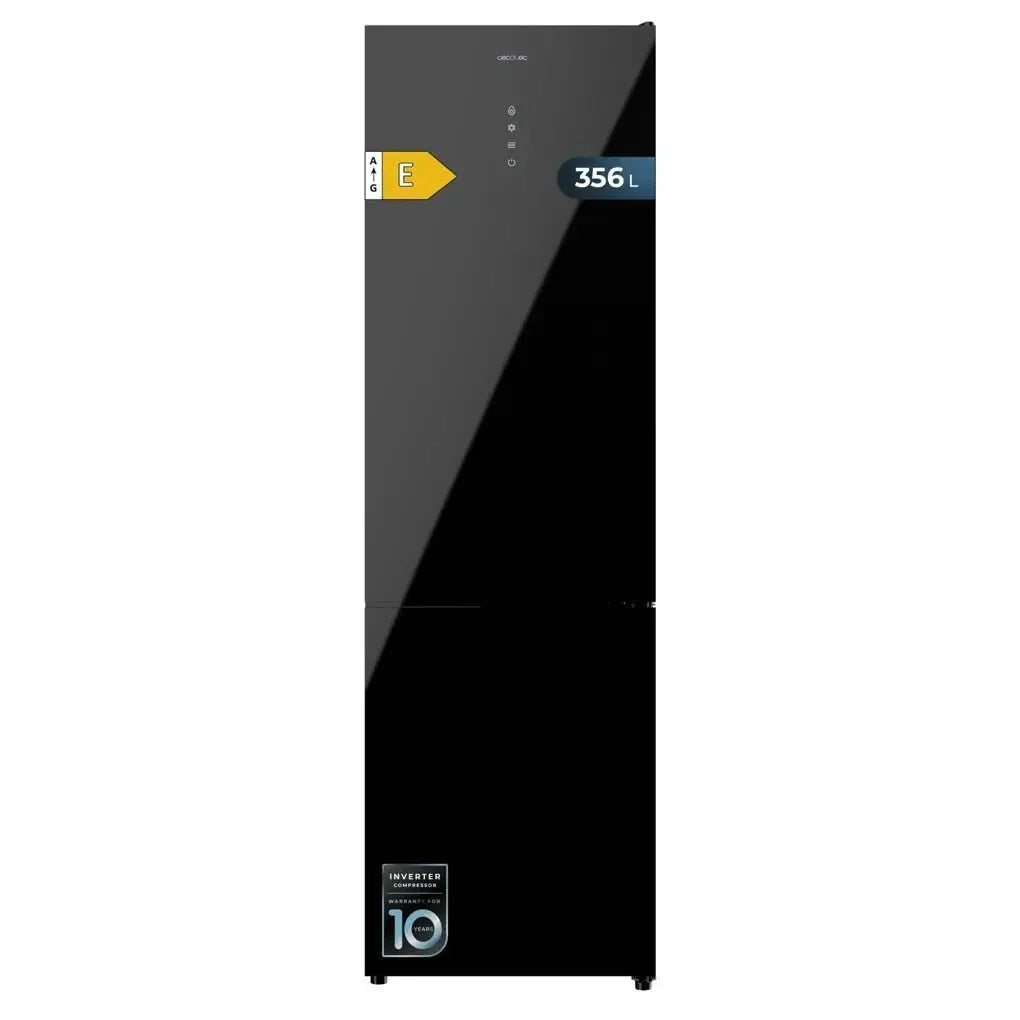 Frigorífico Combi Negro 356L No Frost con Fast Cooling y Clase Energética E de Cecotec