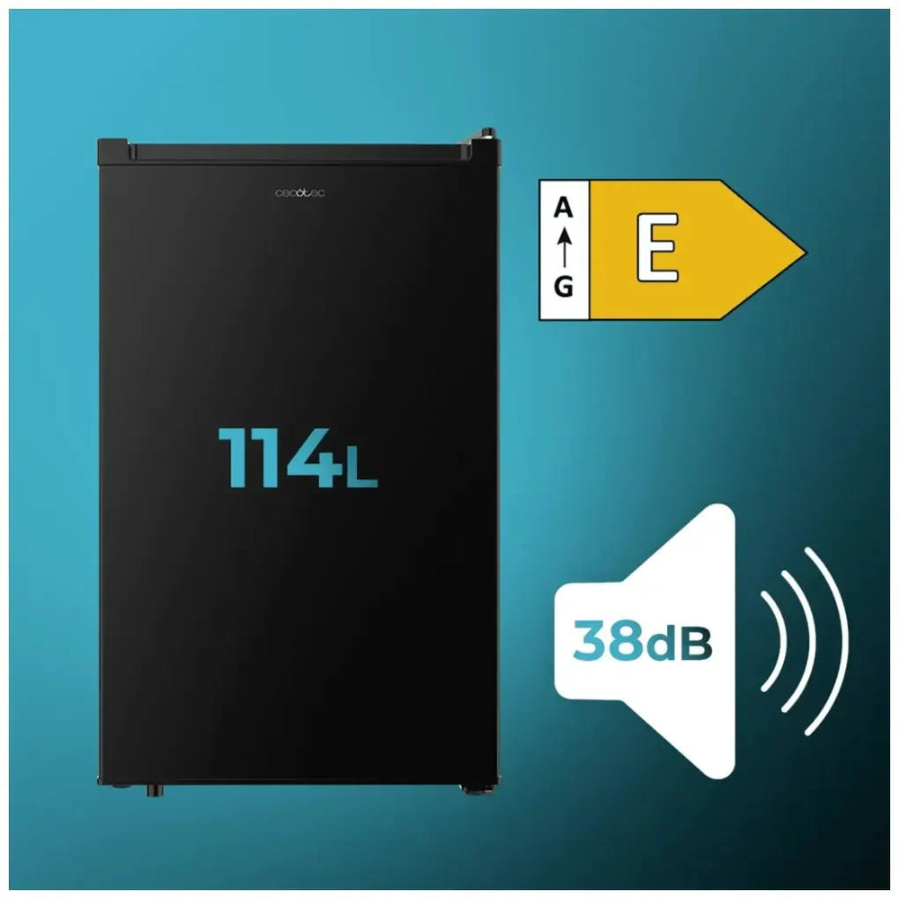 Mini Frigorífico Negro 114L: Compacto, Eficiente y con Función Defrost de Cecotec