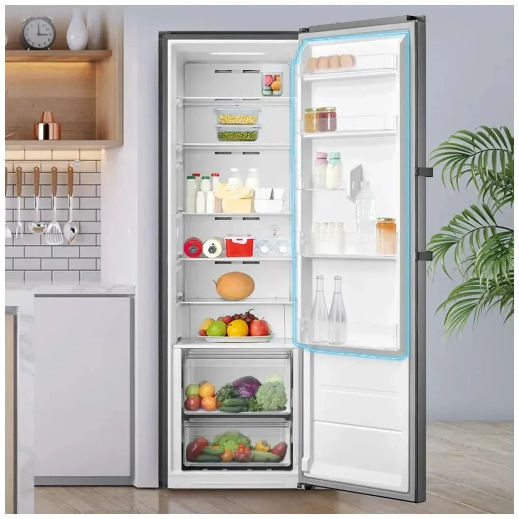 Frigorífico 360L Inoxidable con No Frost, Multi Airflow y Motor Inverter Plus de Cecotec