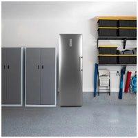 Congelador Inoxidable XL con No Frost y Motor Inverter Plus, Puerta Reversible de Cecotec