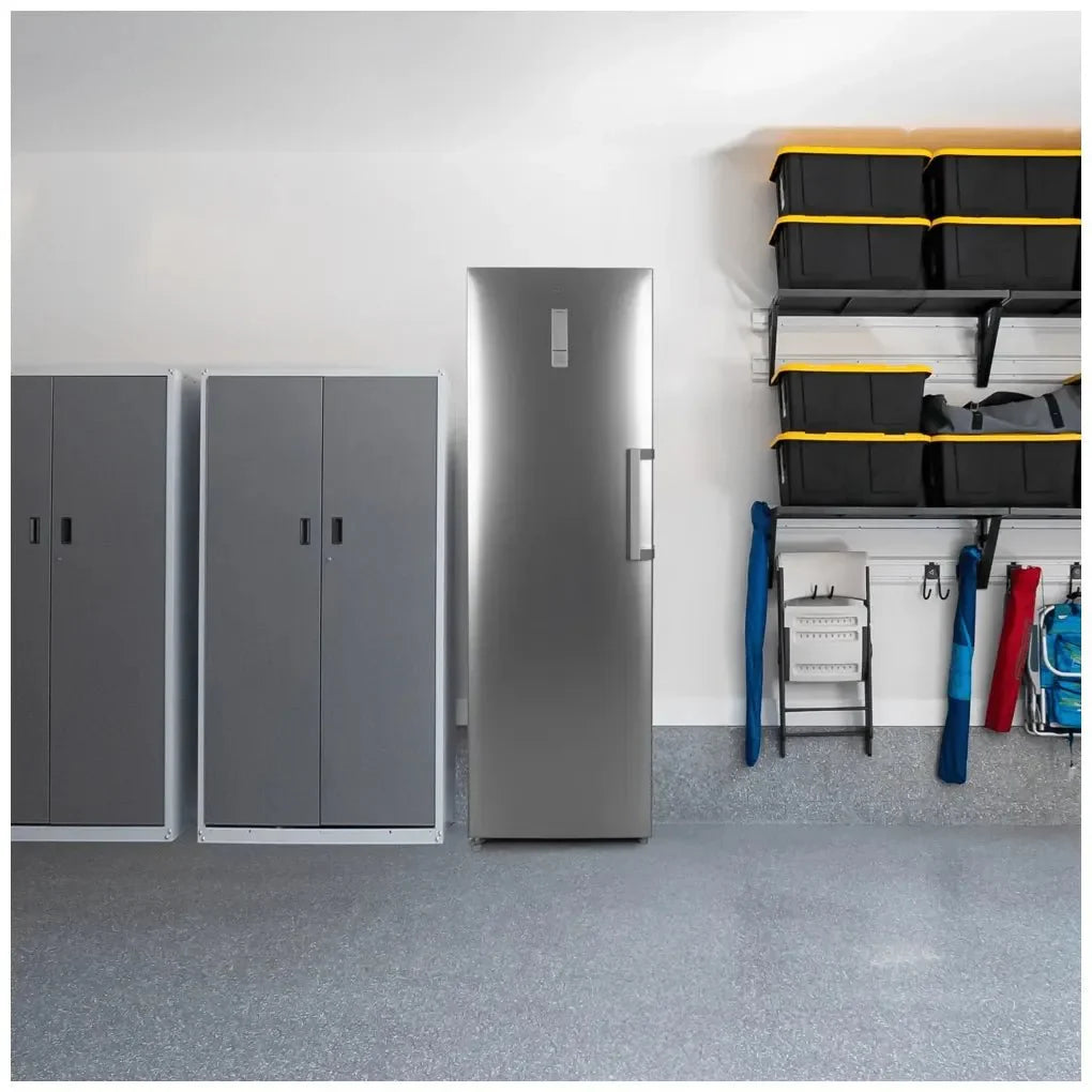 Congelador Inoxidable XL con No Frost y Motor Inverter Plus, Puerta Reversible de Cecotec