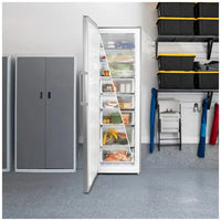 Congelador Inoxidable XL con No Frost y Motor Inverter Plus, Puerta Reversible de Cecotec