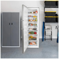Congelador Inoxidable XL con No Frost y Motor Inverter Plus, Puerta Reversible de Cecotec