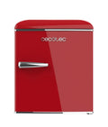 Mini Frigorífico Retro 45L Rojo con Icebox y Eficiencia Energética Clase E de Cecotec
