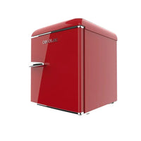 Mini Frigorífico Retro 45L Rojo con Icebox y Eficiencia Energética Clase E de Cecotec
