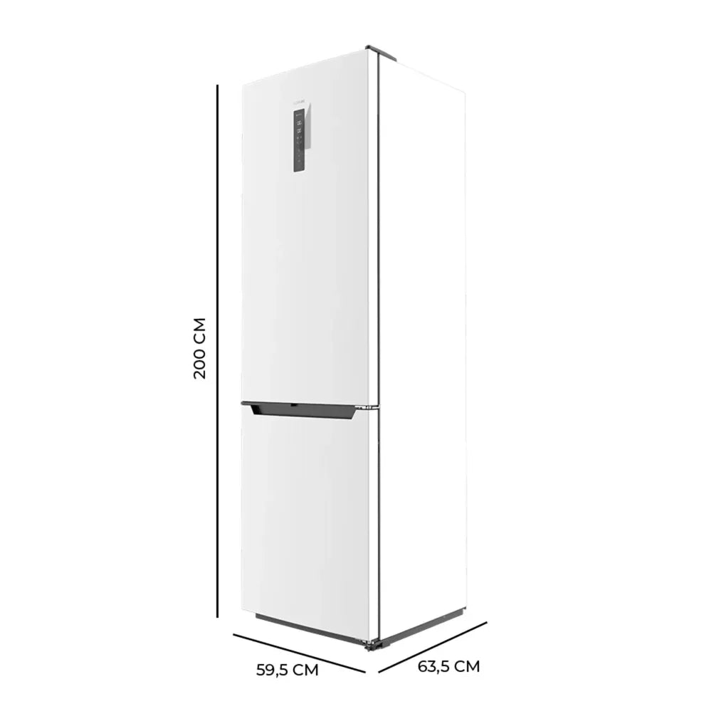 Frigorífico Combi 356L Clase D con No Frost y Motor Inverter Plus de Cecotec