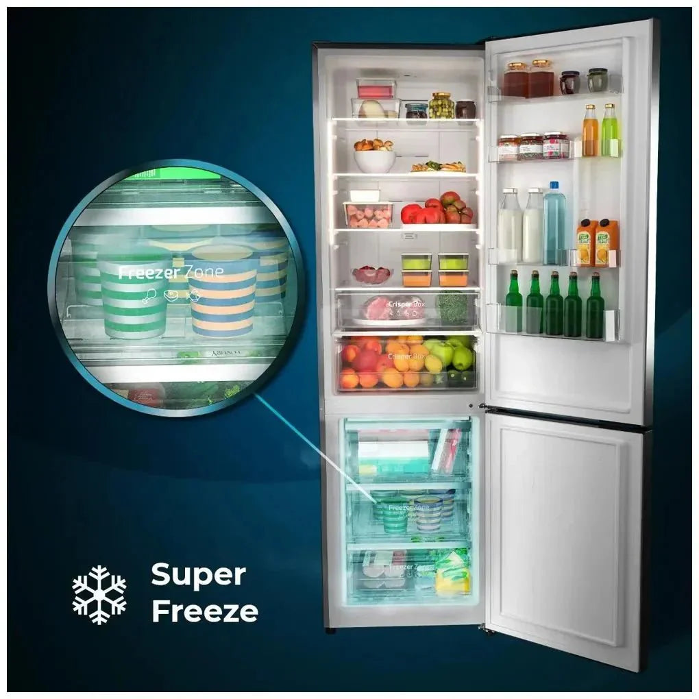 Frigorífico Combi 356L Clase D con No Frost y Motor Inverter Plus de Cecotec