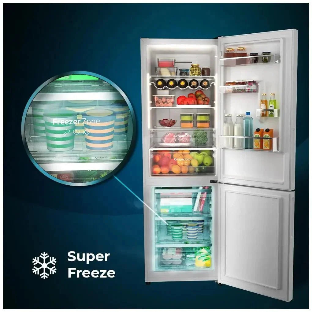 Frigorífico Combi Negro 322L: Eficiencia Energética y Diseño Moderno de Cecotec
