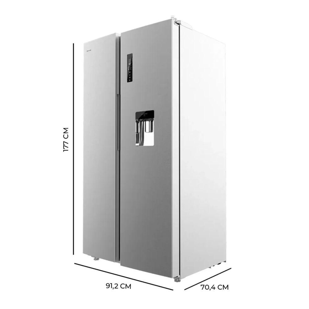 Frigorífico de Acero Inoxidable de 559L: Eficiencia Energética, Tecnología No Frost y Ahorro Asegurado de Cecotec