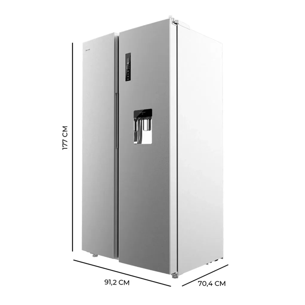 Frigorífico de Acero Inoxidable de 559L: Eficiencia Energética, Tecnología No Frost y Ahorro Asegurado de Cecotec