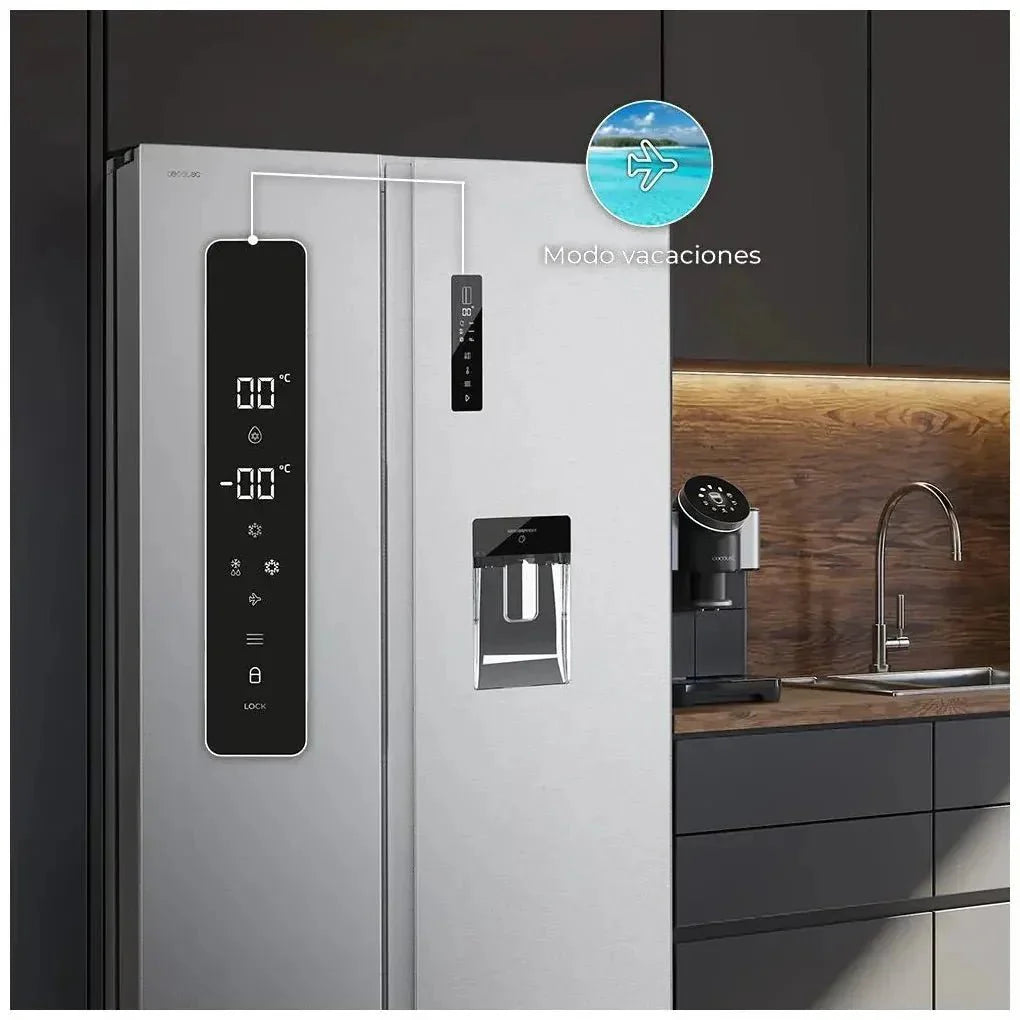 Frigorífico de Acero Inoxidable de 559L: Eficiencia Energética, Tecnología No Frost y Ahorro Asegurado de Cecotec