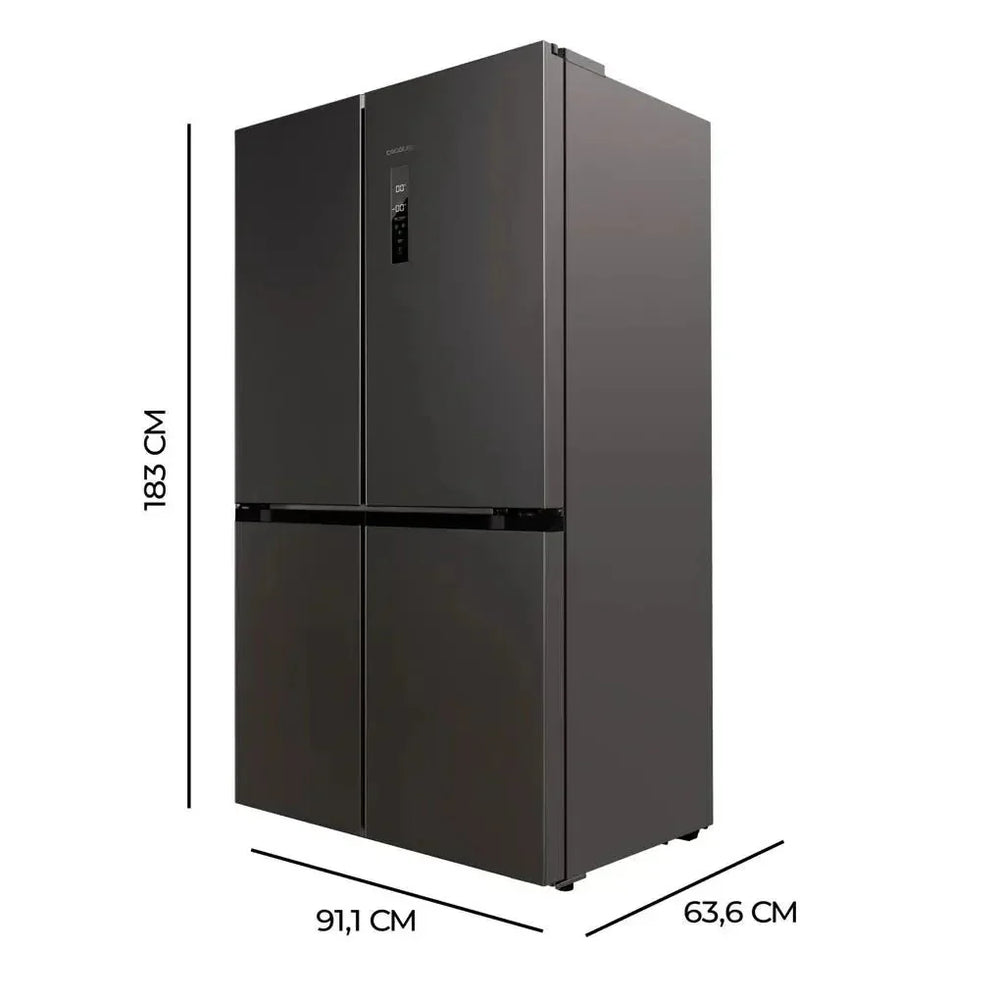 Frigorífico 4 Puertas 490L con Inverter Plus y NoFrost para Máxima Eficiencia de Cecotec