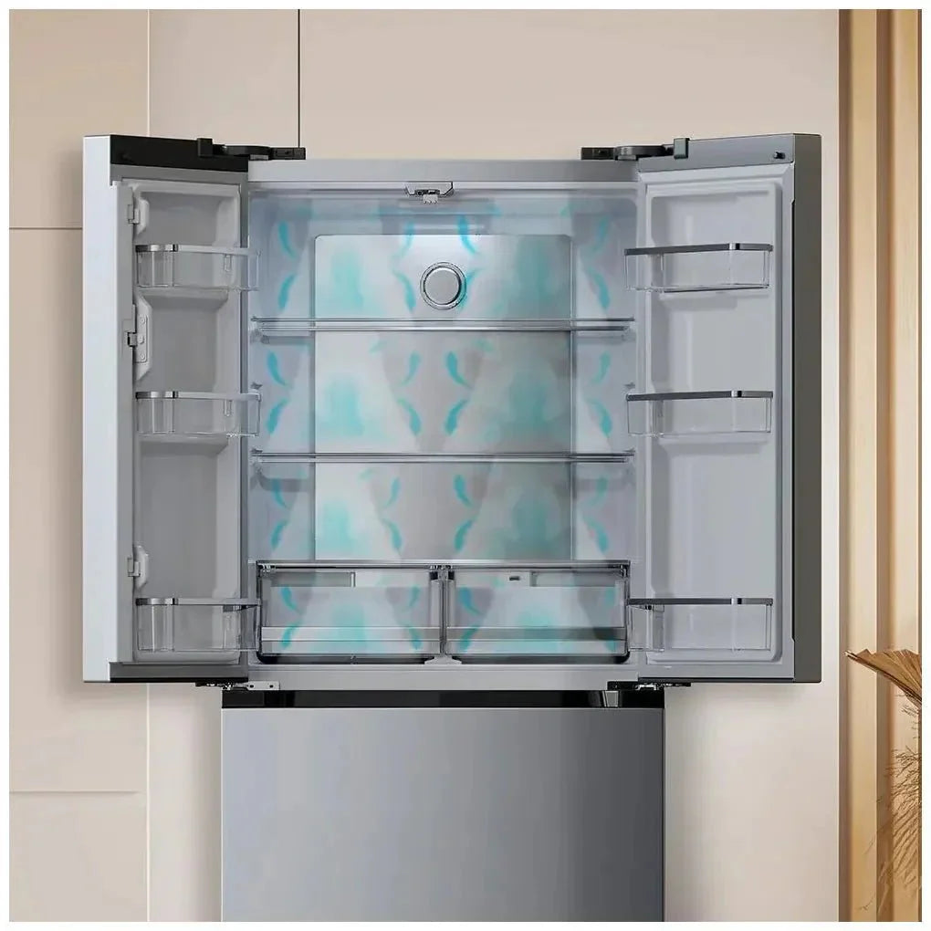 Frigorífico 4 Puertas Inox con Gran Capacidad y Eficiencia Energética de Cecotec