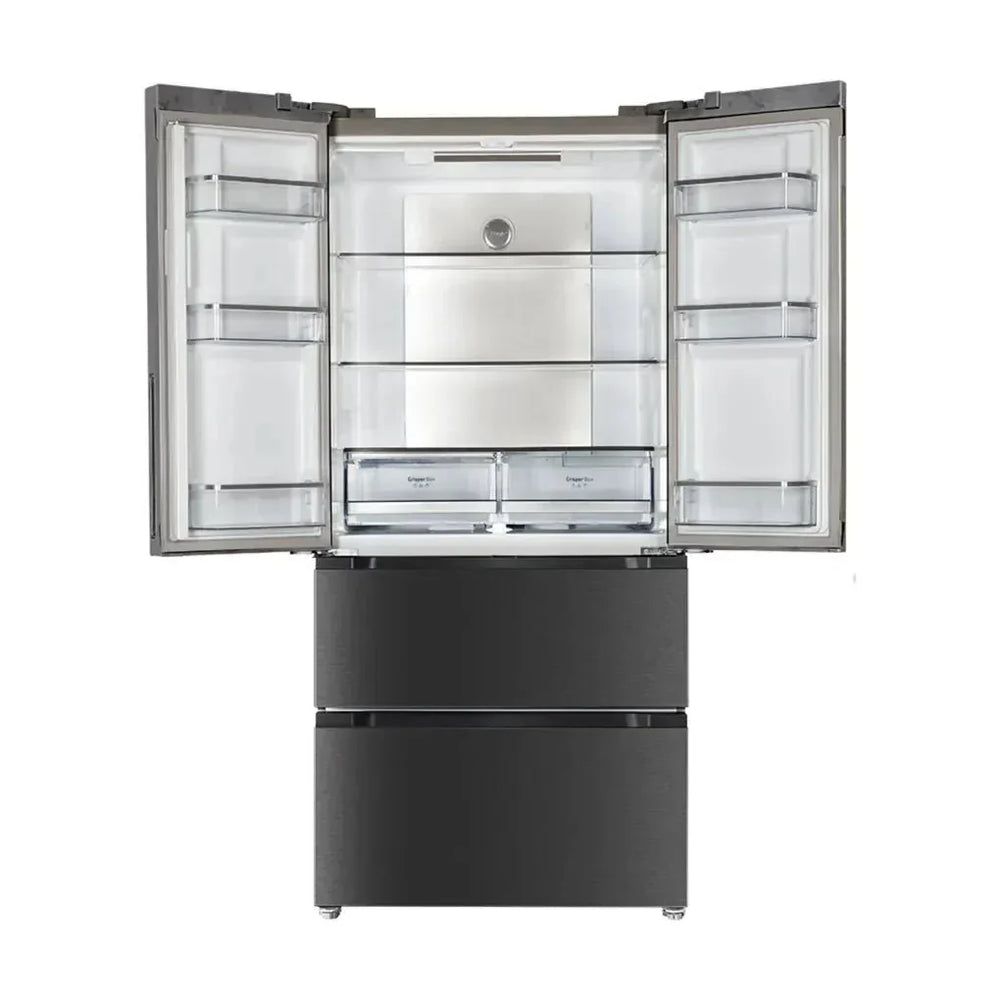 Frigorífico 4 Puertas Inoxidable con Gran Capacidad y Tecnología Avanzada de Cecotec