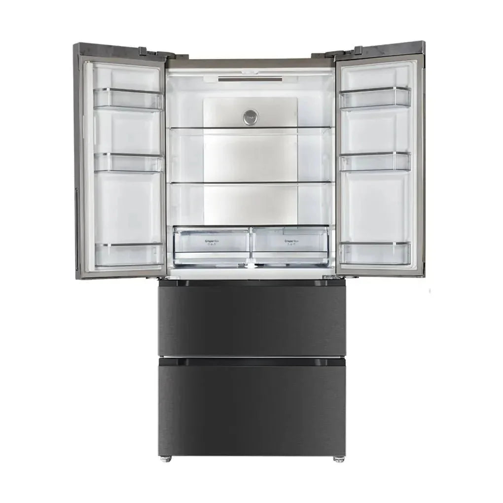 Frigorífico 4 Puertas Inoxidable con Gran Capacidad y Tecnología Avanzada de Cecotec