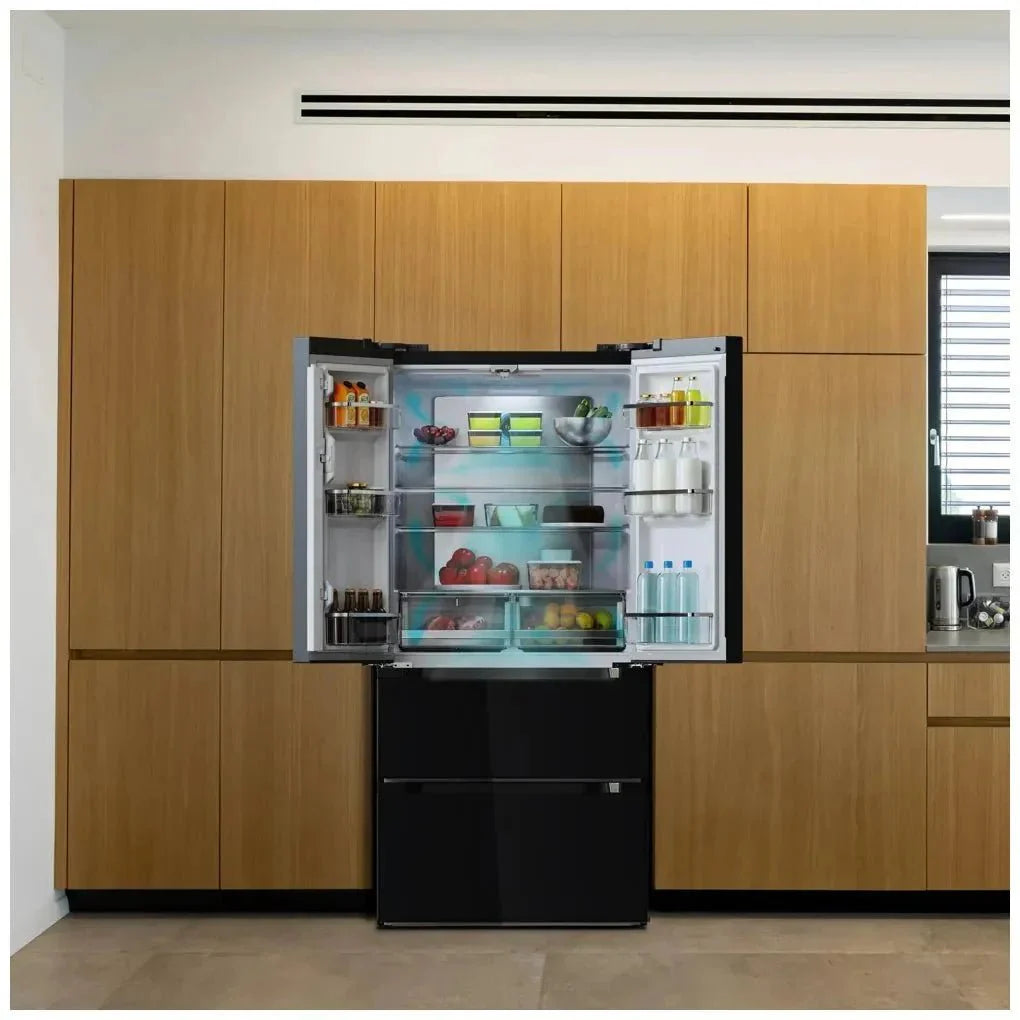 Frigorífico 4 Puertas Inoxidable con Gran Capacidad y Tecnología Avanzada de Cecotec