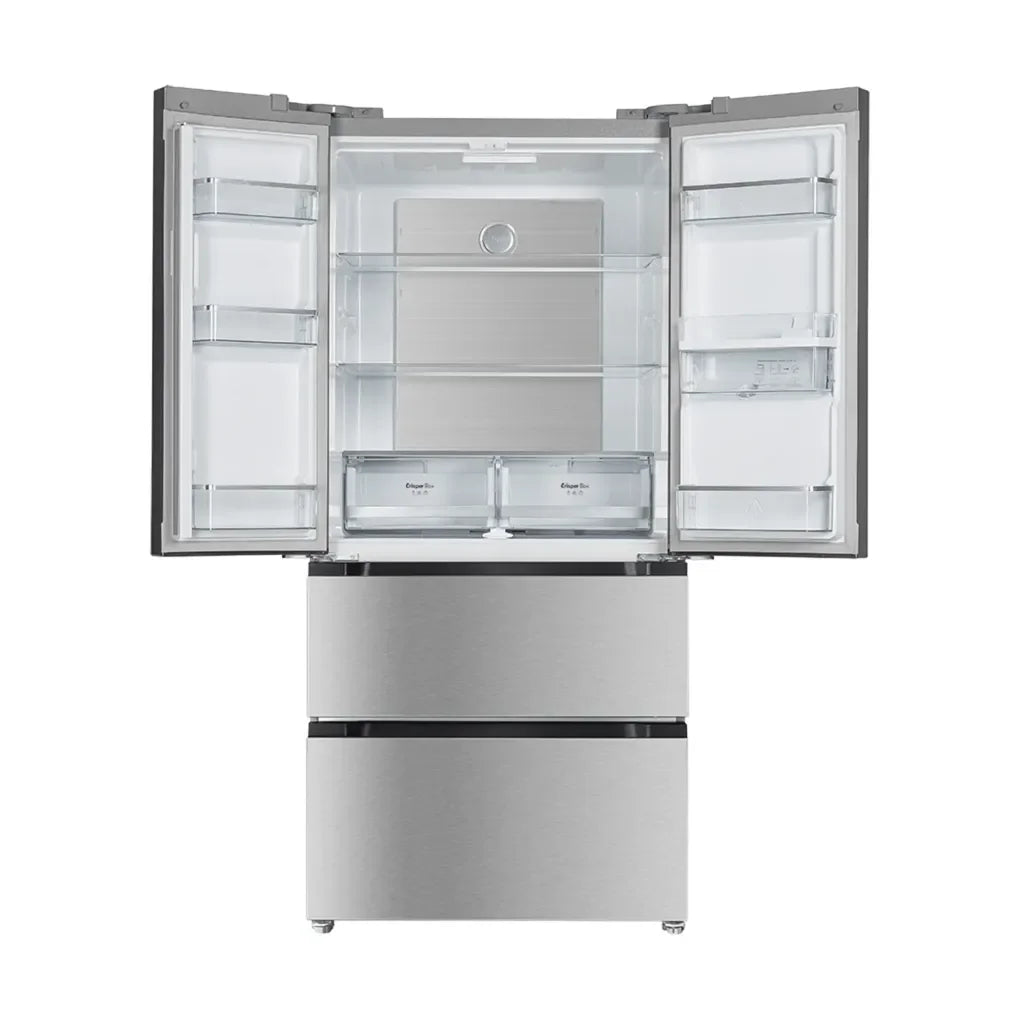 Frigorífico 4 Puertas Inox con Gran Capacidad y Tecnología Avanzada de Cecotec