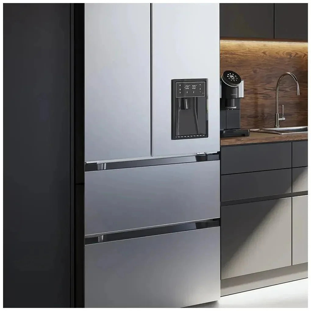 Frigorífico 4 Puertas Inox con Gran Capacidad y Tecnología Avanzada de Cecotec