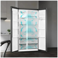 Frigorífico Americano 592L Dark E con No Frost y Dispensador de Agua de Cecotec