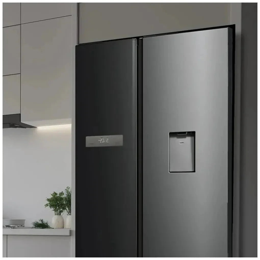 Frigorífico Americano 592L Dark E con No Frost y Dispensador de Agua de Cecotec