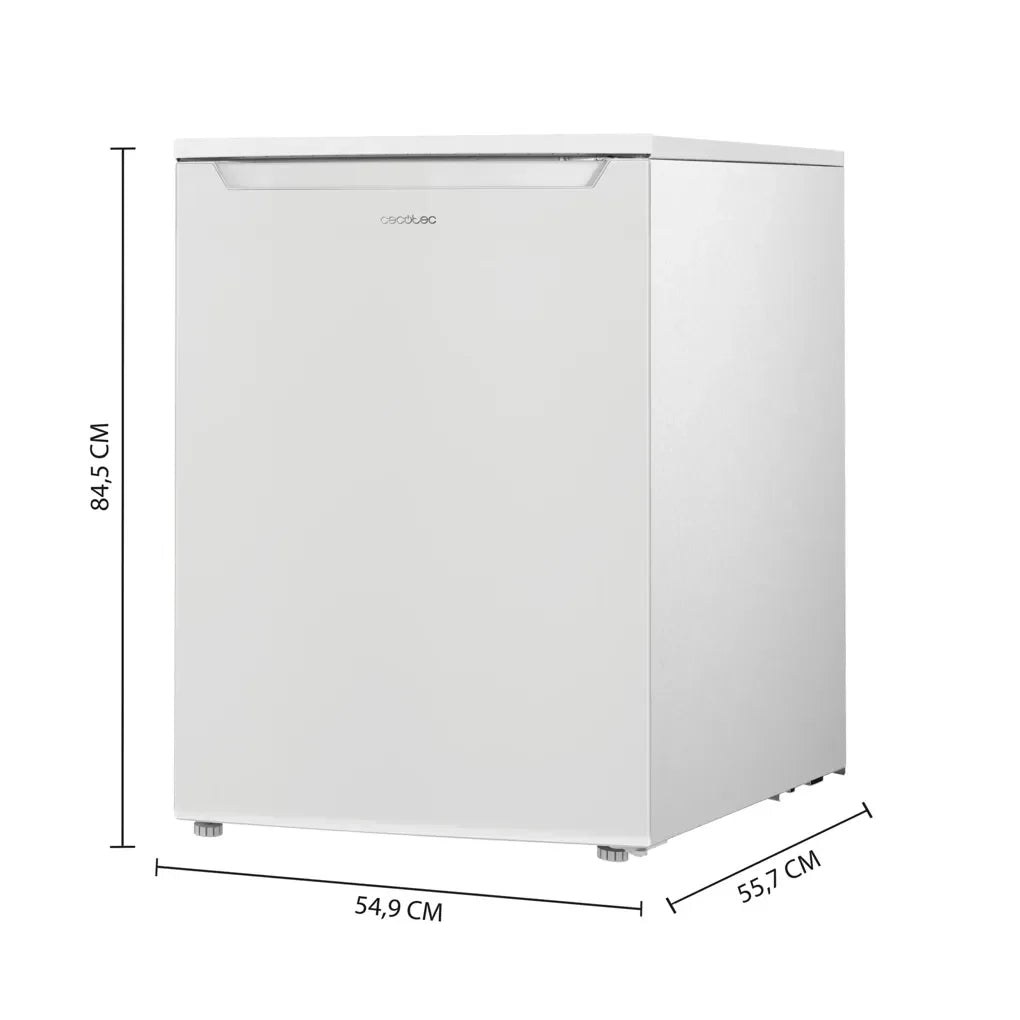 Mini Frigorífico Blanco 107L: Compacto, Silencioso y Eficiente Energéticamente de Cecotec